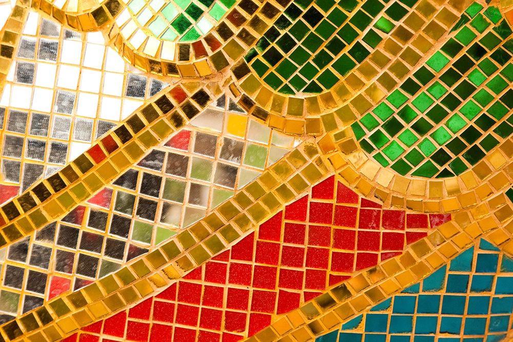 Thailand-Colorful mosaic abstract